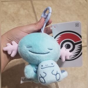 Pokemon Center Little Daydream Wooper & Quagsire Keychain Bag Charm Plush
